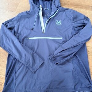 ZeroRestriction Navy Blue Men's Large 2024 PGA Championship Quarter Zip Jacket